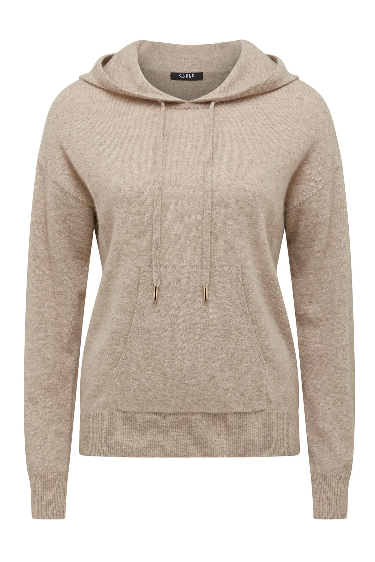 Cashmere Hooded Jumper - Stone