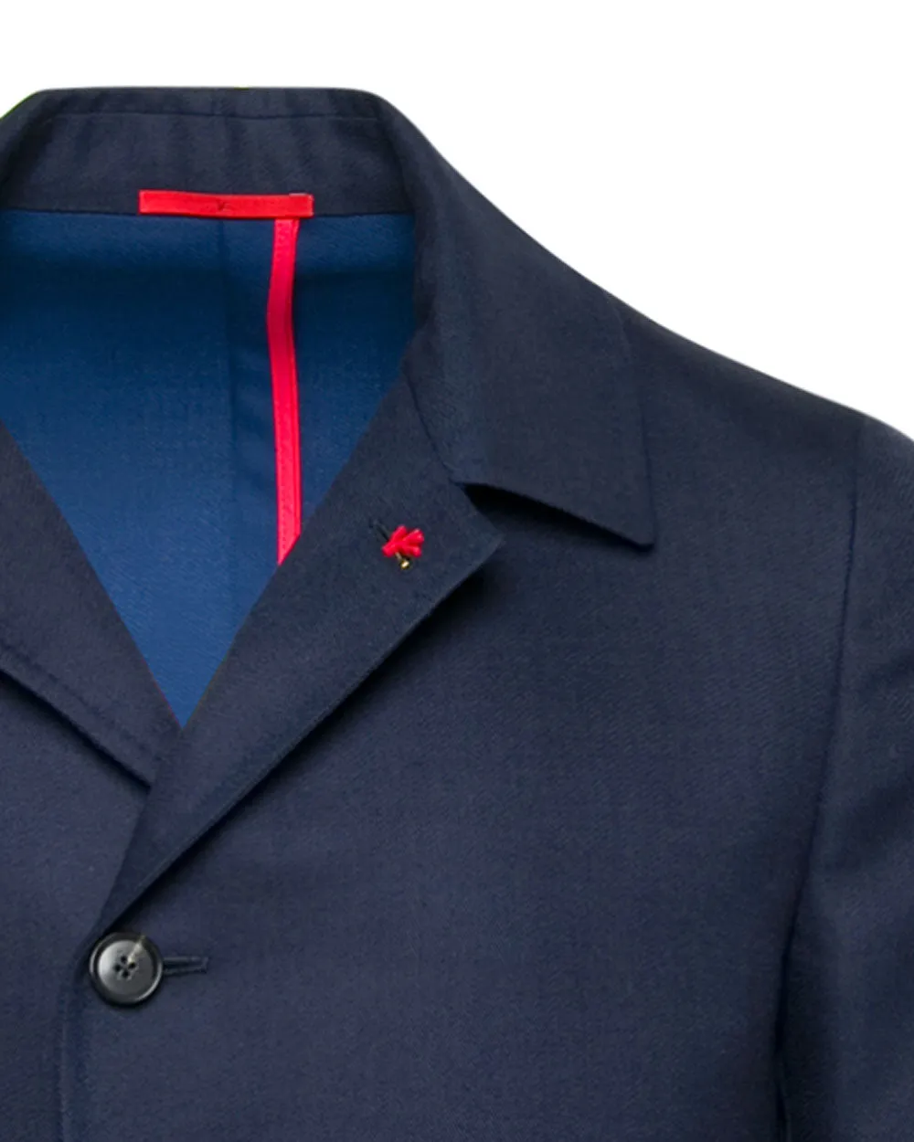 Cashmere Portofino Walking Coat in Navy