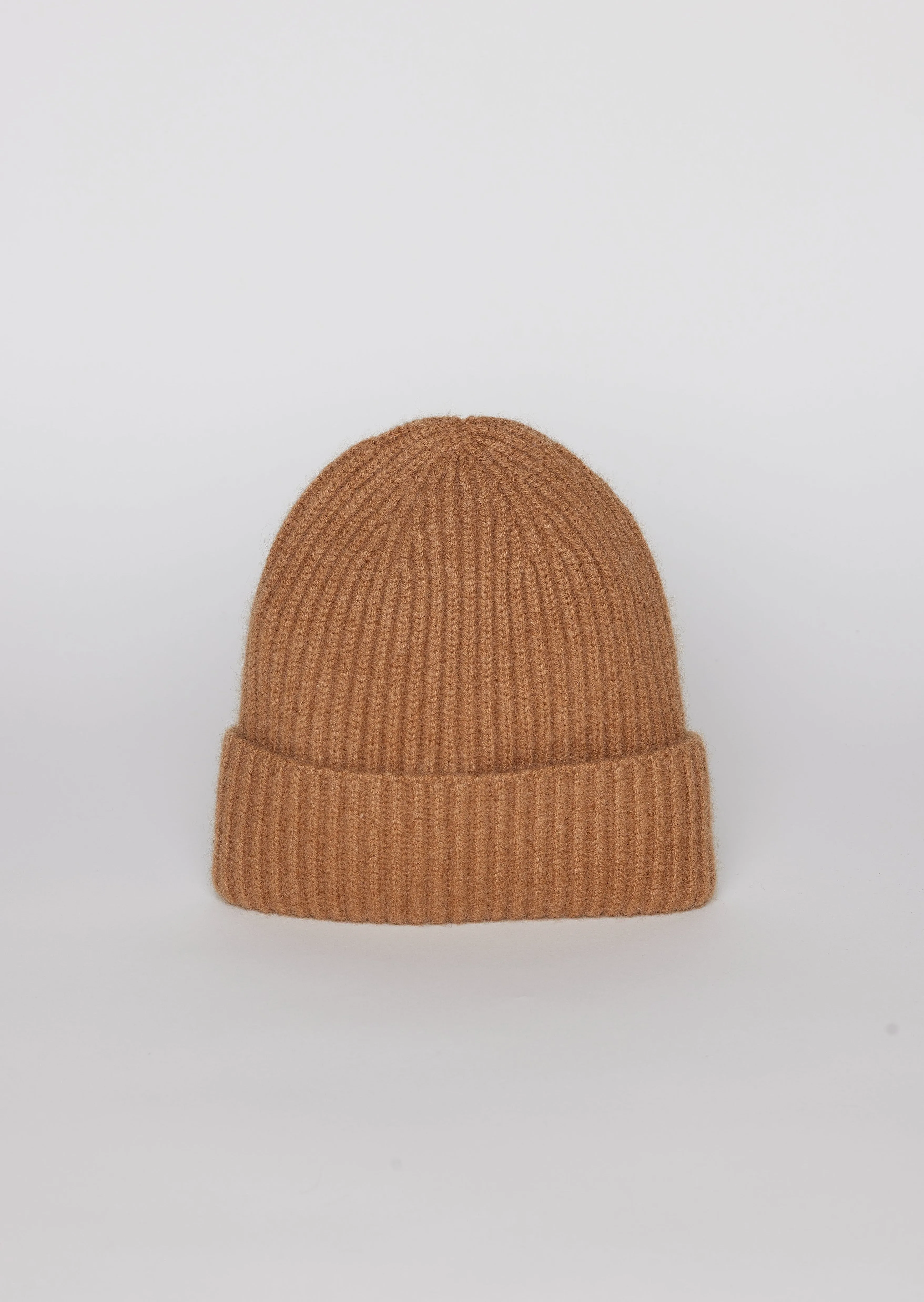 Cashmere Rib Beanie Oatmeal