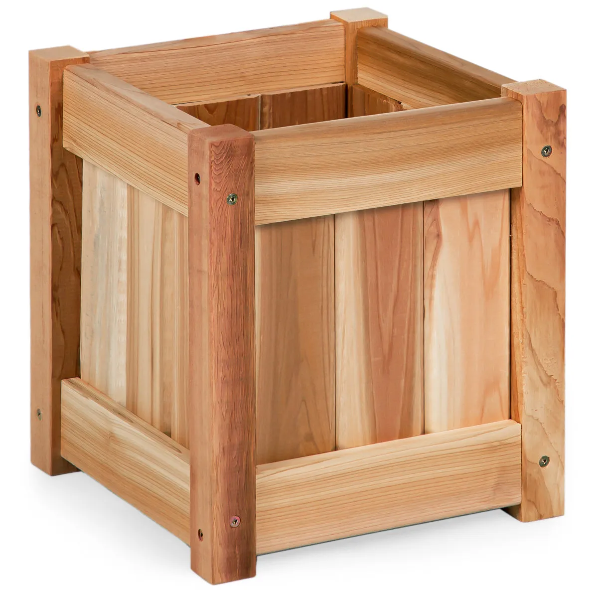 Cedar Planter Box - Handcrafted In Canada With Rot Resistant, Untreated, Western Red Cedar.