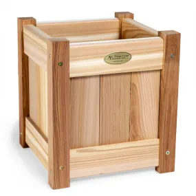 Cedar Planter Box - Handcrafted In Canada With Rot Resistant, Untreated, Western Red Cedar.