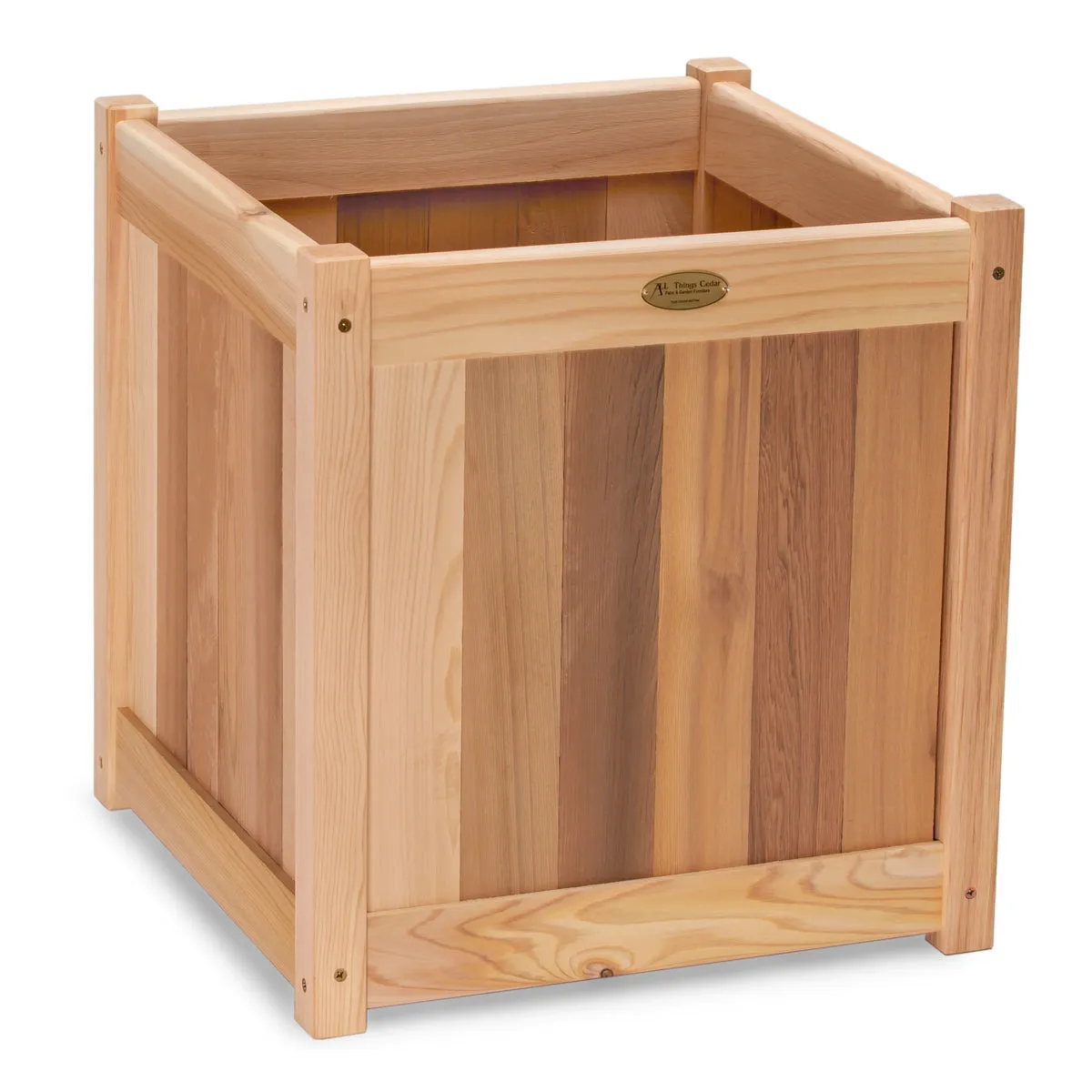 Cedar Planter Box - Handcrafted In Canada With Rot Resistant, Untreated, Western Red Cedar.