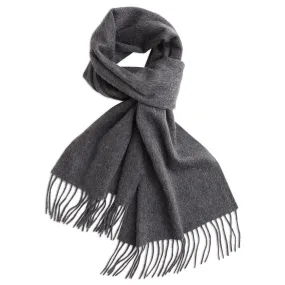 Charcoal Grey Cashmere Scarf