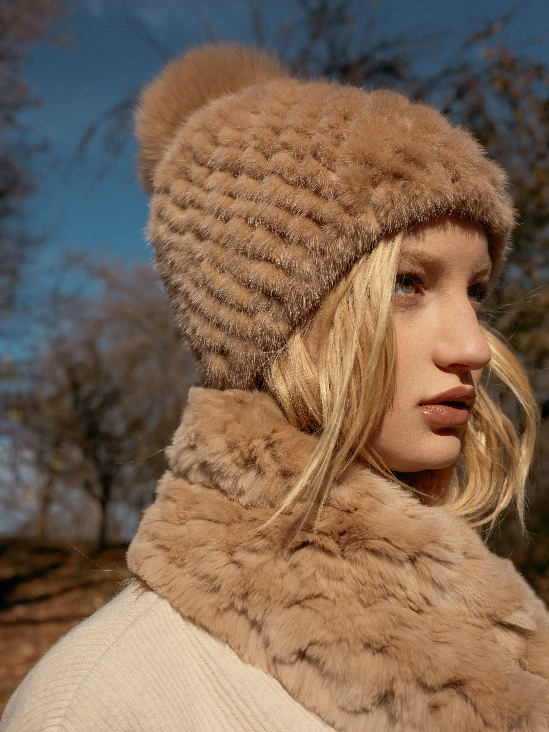 Charmed Mink Beanie