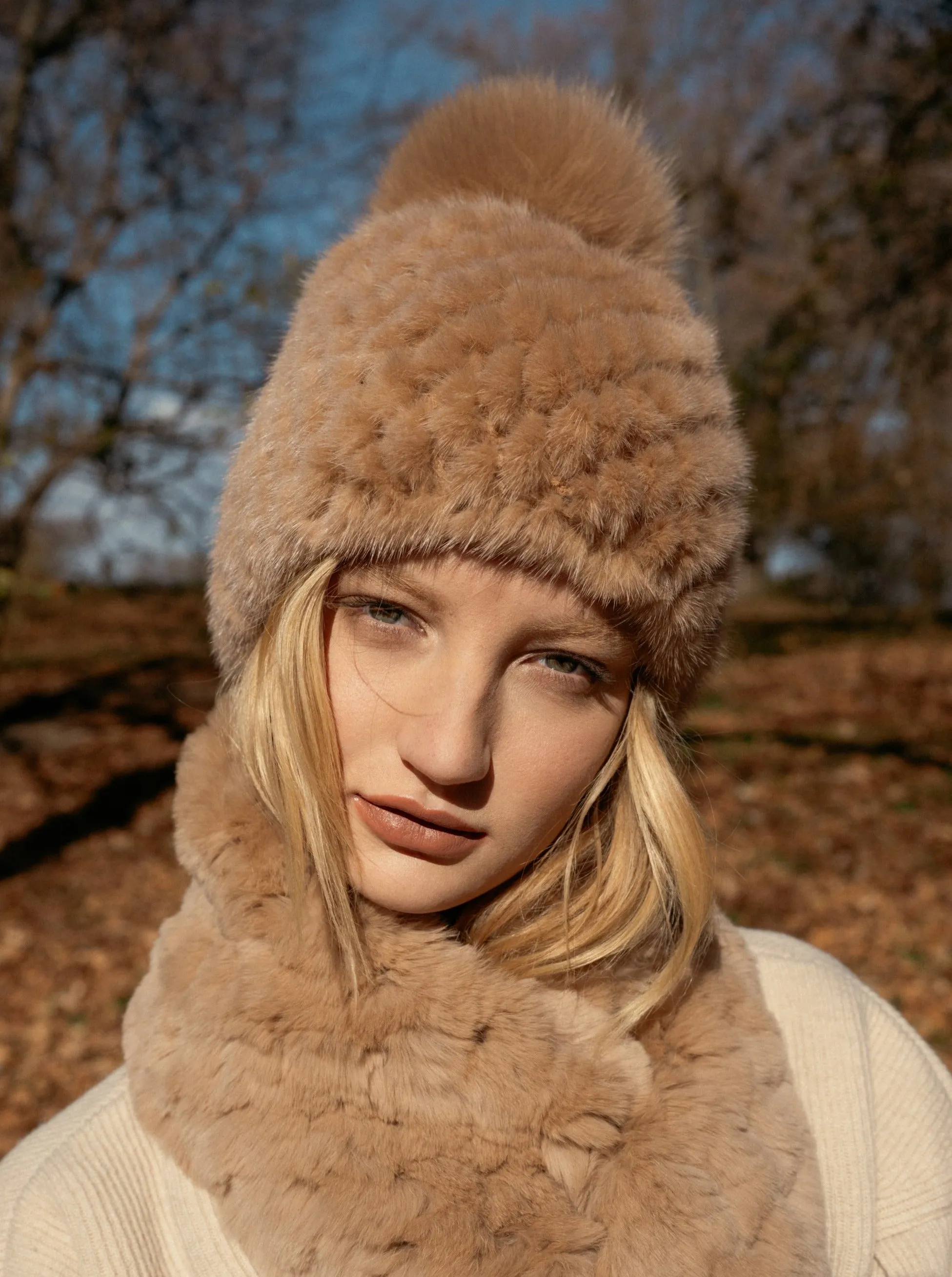 Charmed Mink Beanie