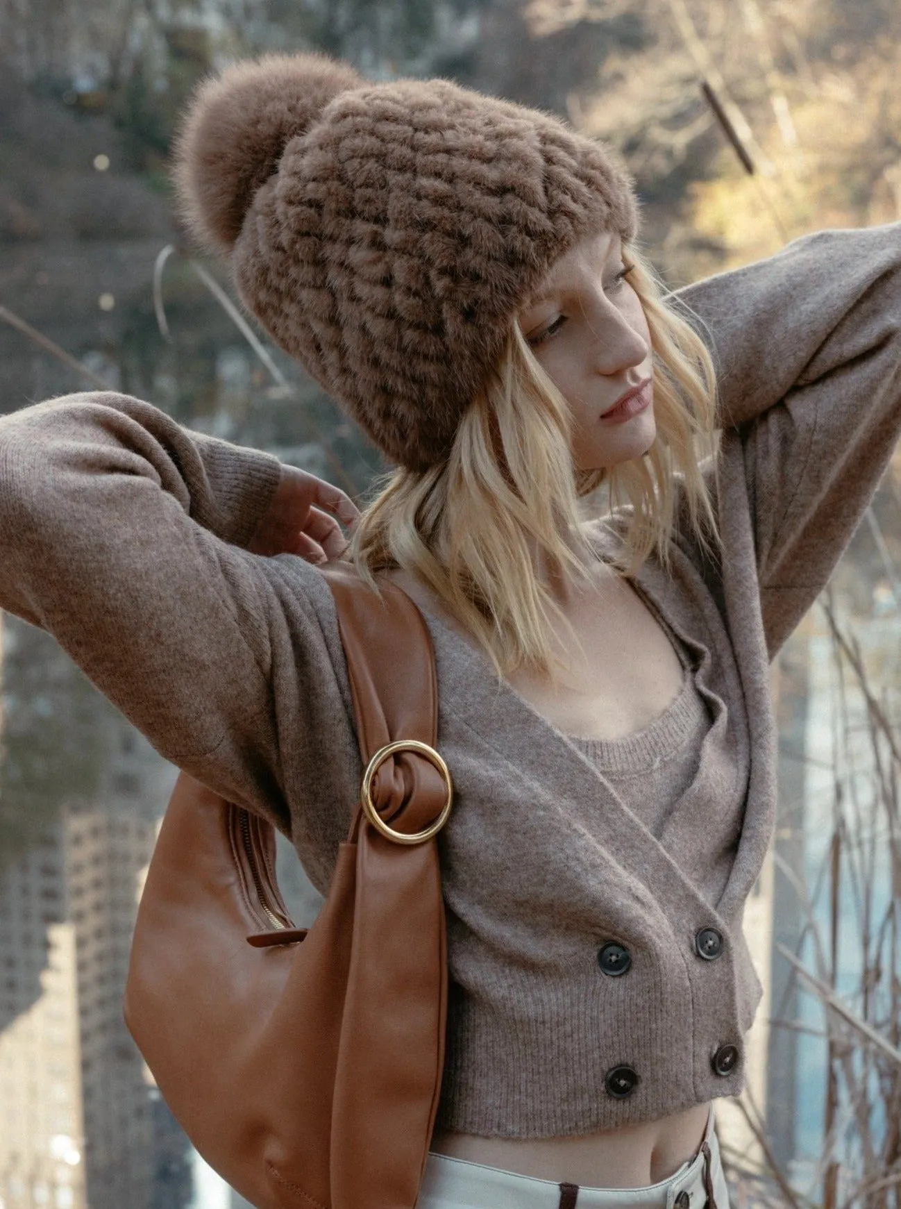Charmed Mink Beanie
