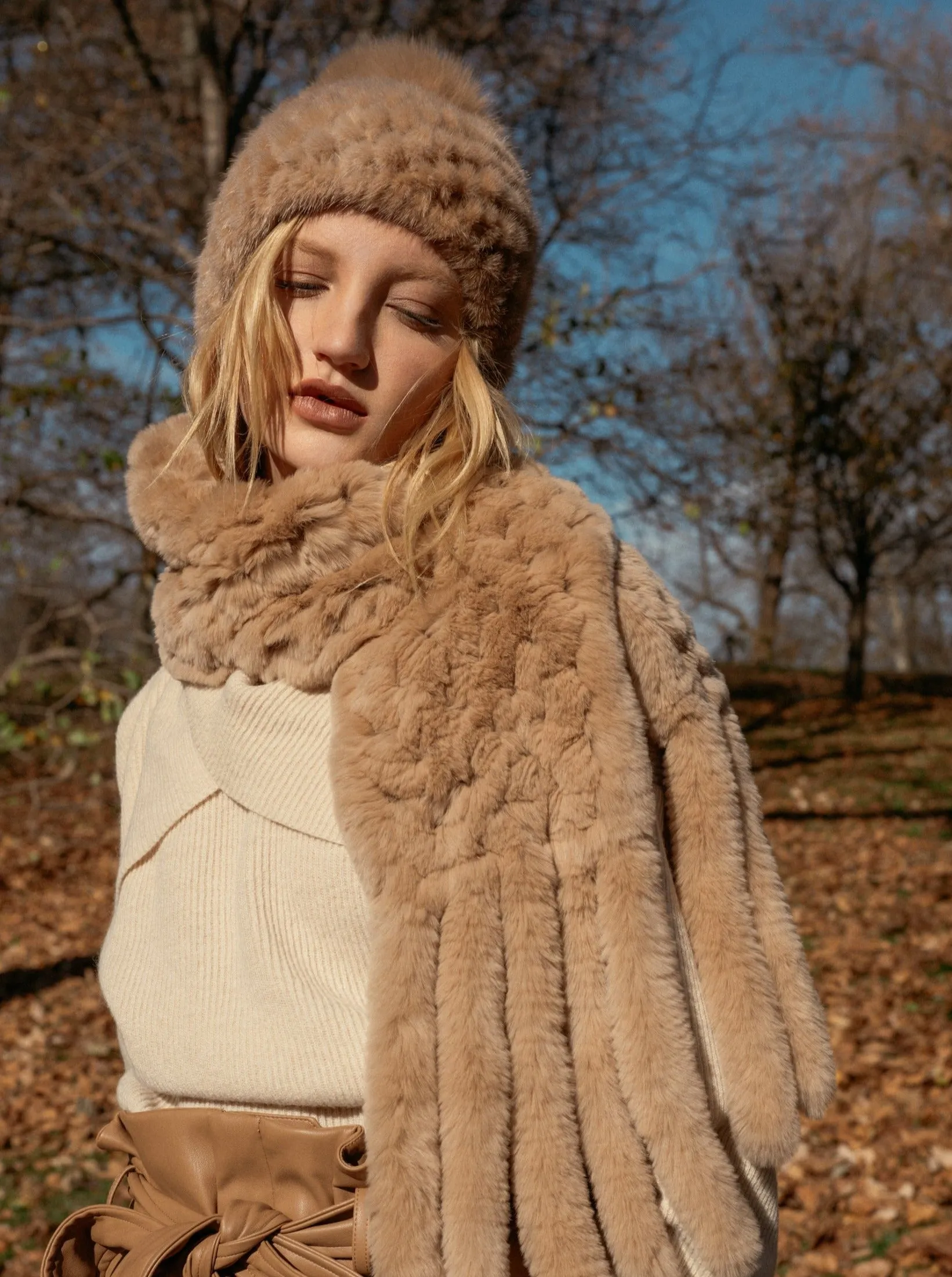 Charmed Mink Beanie