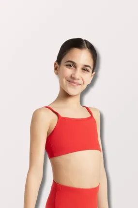 Children's Lined Camisole Bra Top - Red