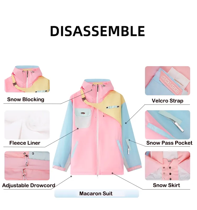 Chopchop Macaron Snowboard Jacket & Pant
