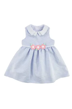 Classic Blue Ottoman Dress