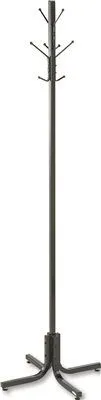 Costumer Four Ball-Tipped Double-Hooks Metal Black