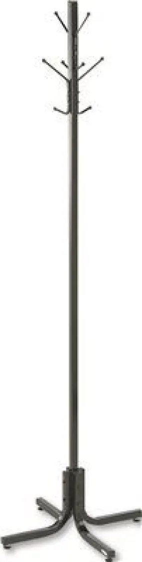 Costumer Four Ball-Tipped Double-Hooks Metal Black