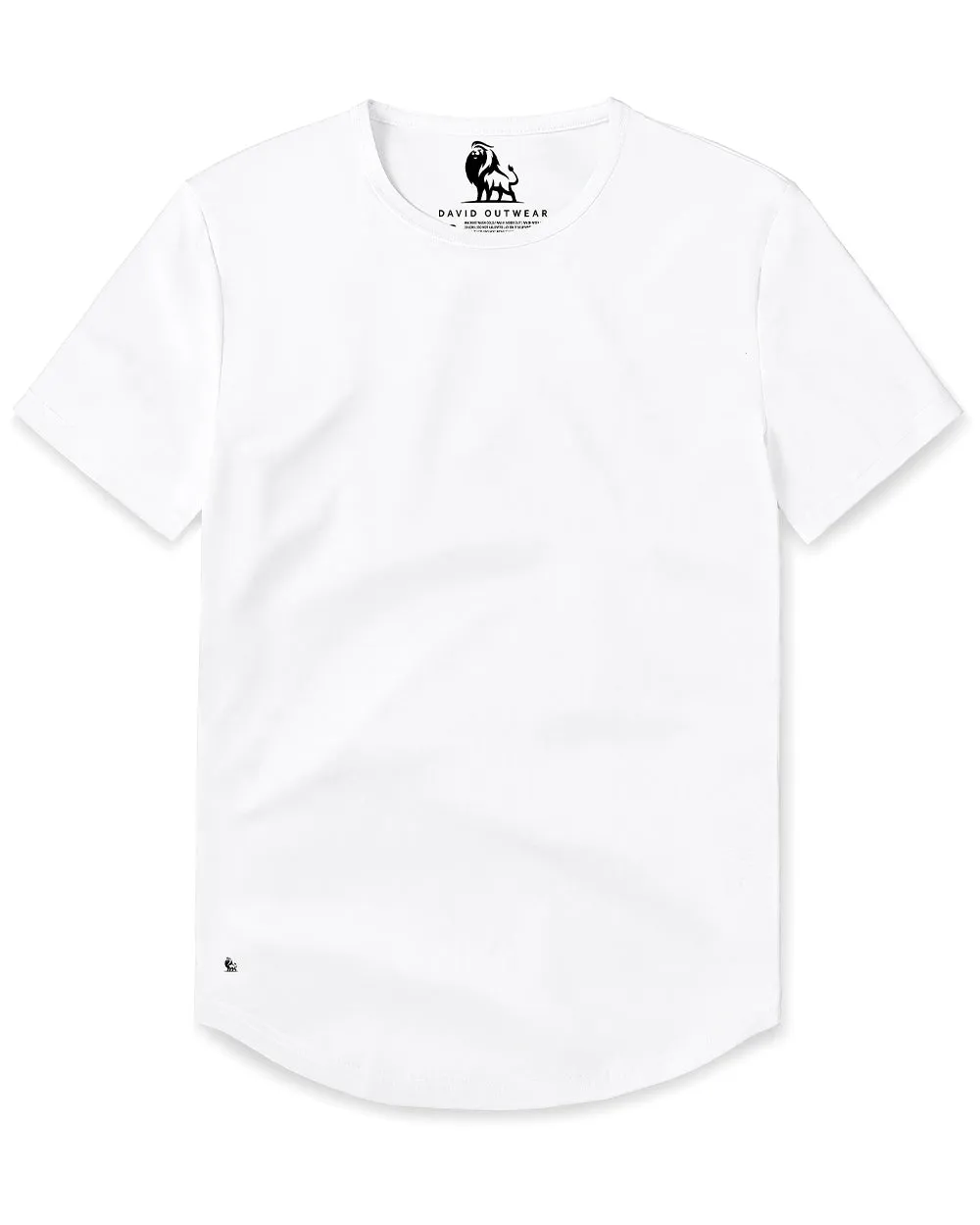 Crew Curve-Hem Tee