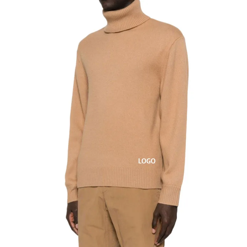 Custom 100% Cashmere Turtleneck Knit Sweater | OEM/ODM Manufacturer