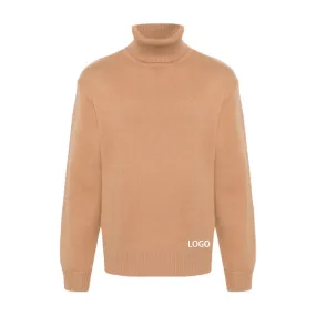Custom 100% Cashmere Turtleneck Knit Sweater | OEM/ODM Manufacturer