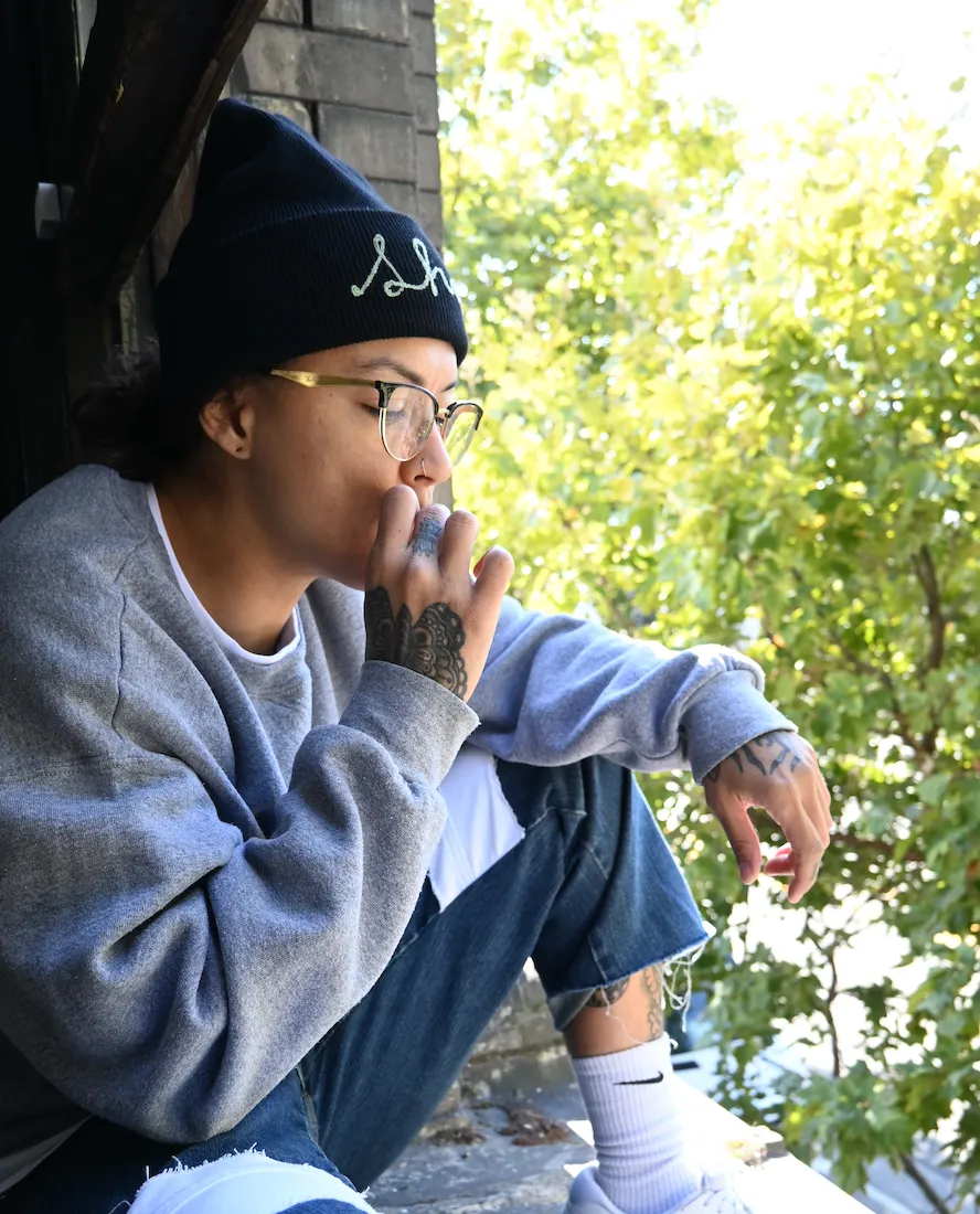 Custom Chain stitched classic beanie