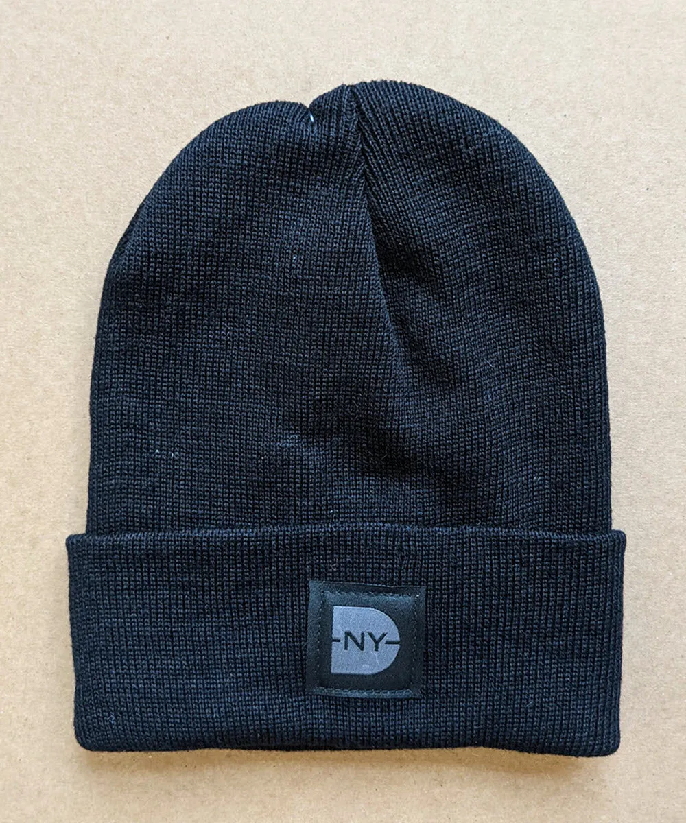 Dave's New York Iconic Logo Wool Beanie - Black