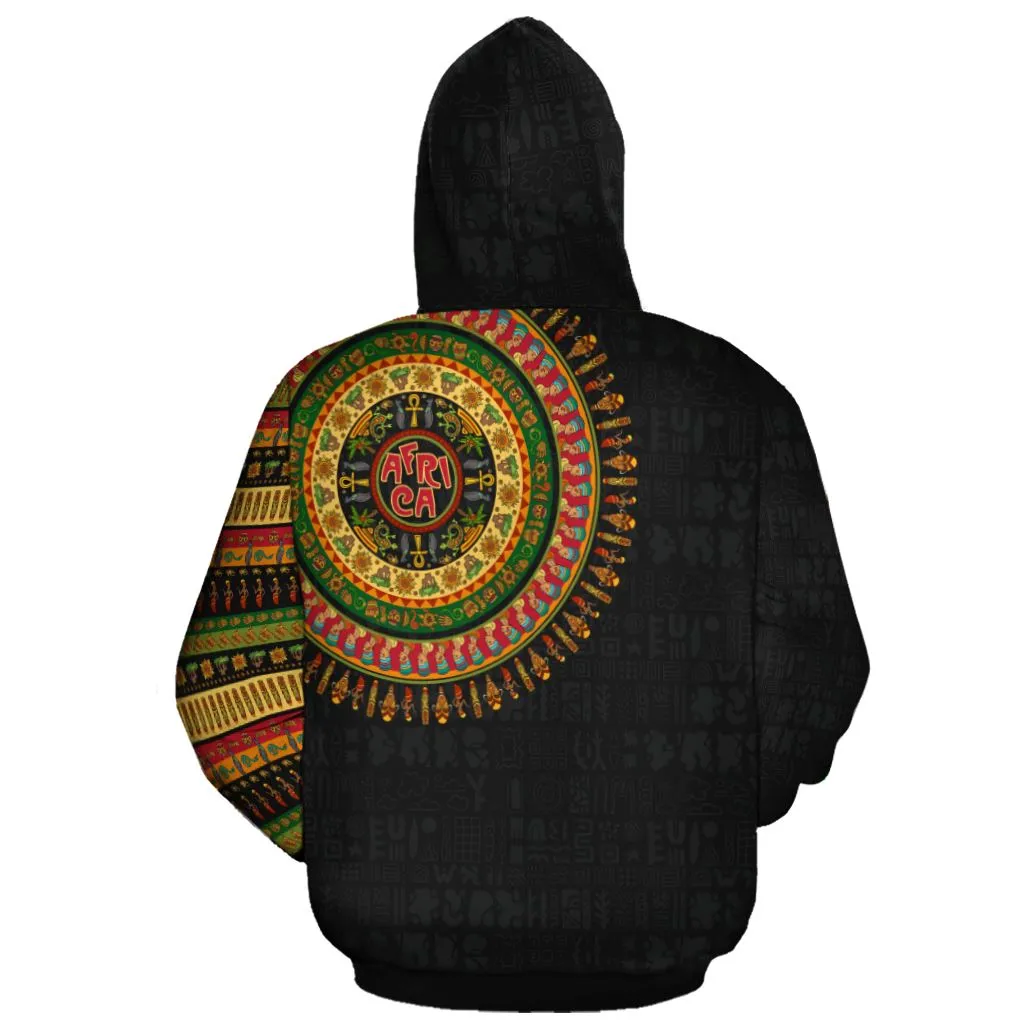 Doodle African Elements All-over Hoodie and Joggers Set
