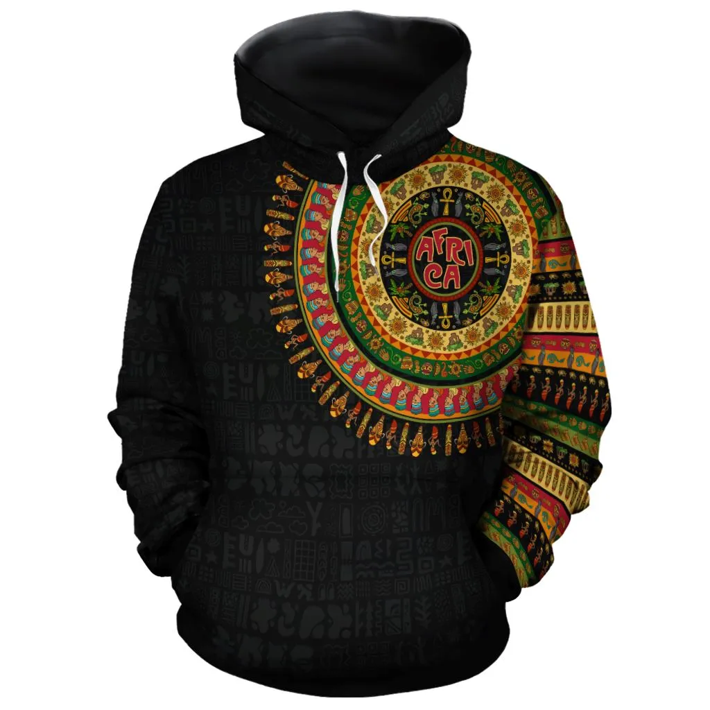 Doodle African Elements All-over Hoodie and Joggers Set