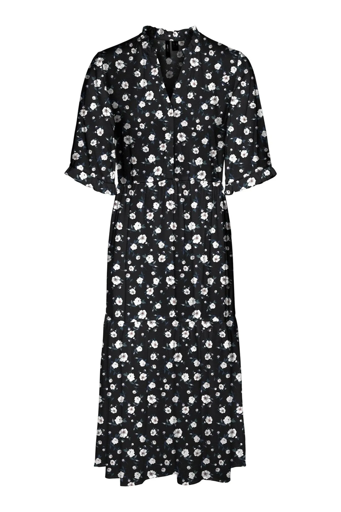Easy 2/4 Calf Dress - Sort