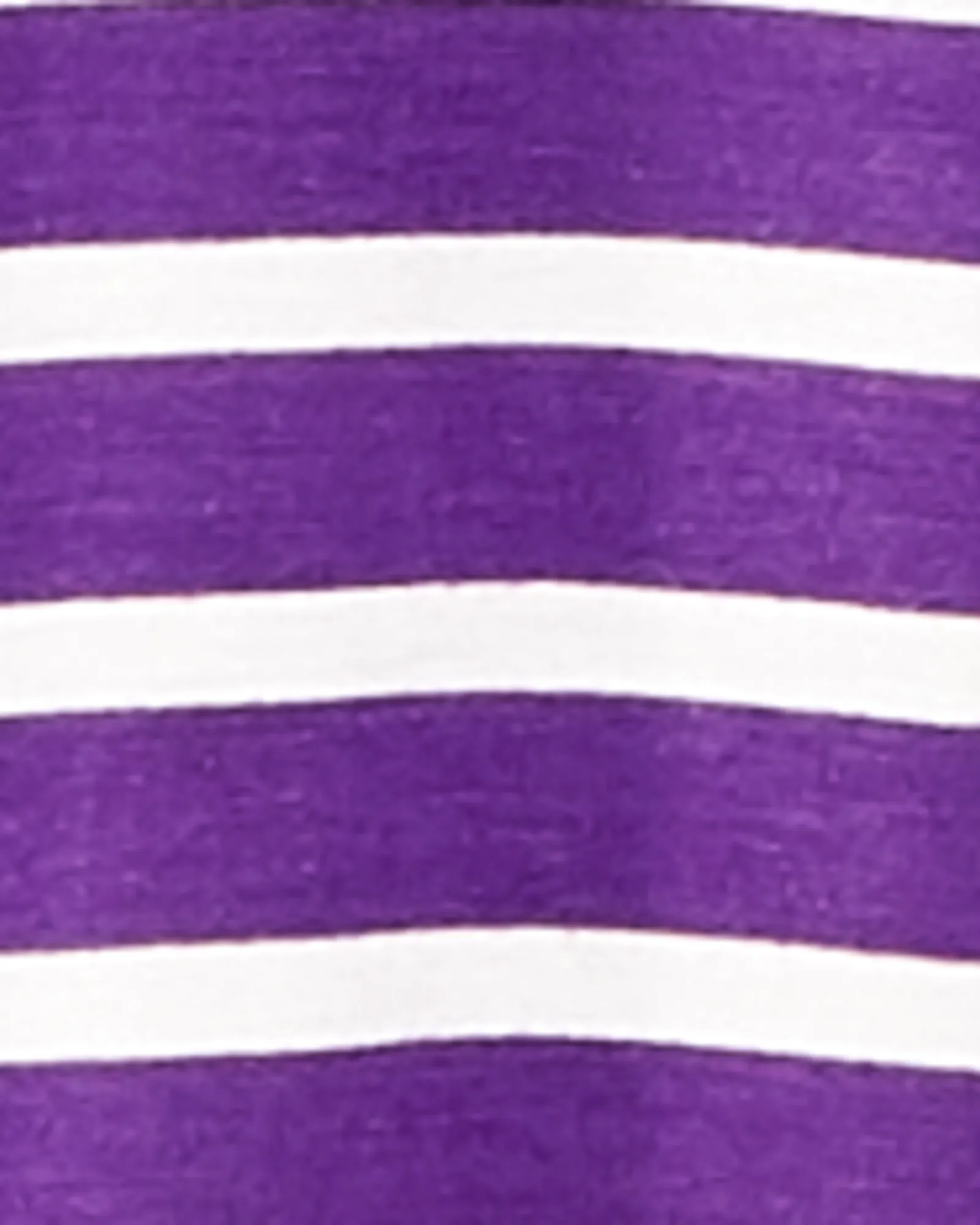 Emma Tied Sleeve Crew Neck Tee | Purple / White