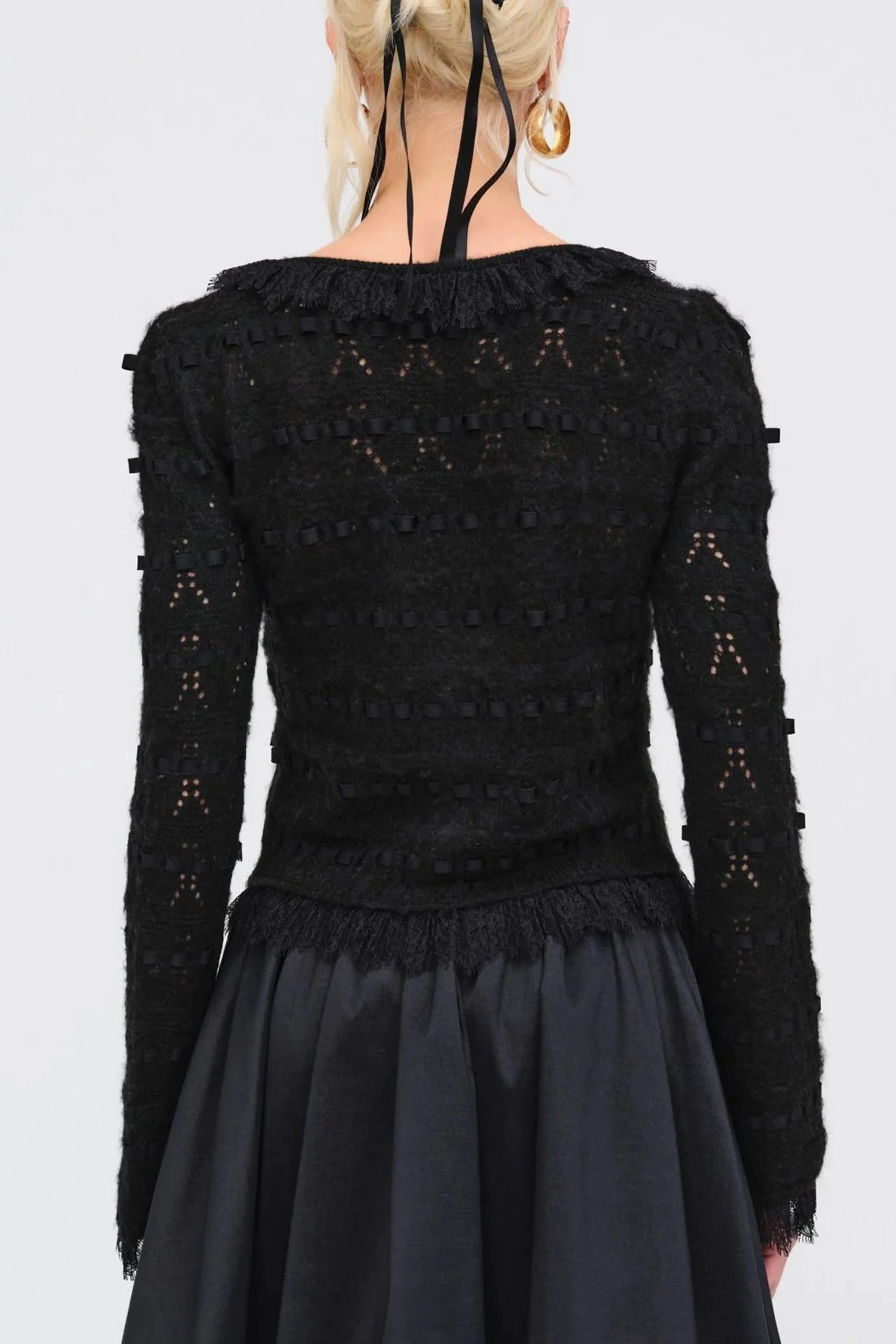 FOR LOVE & LEMONS | Jayla Cardigan - Black
