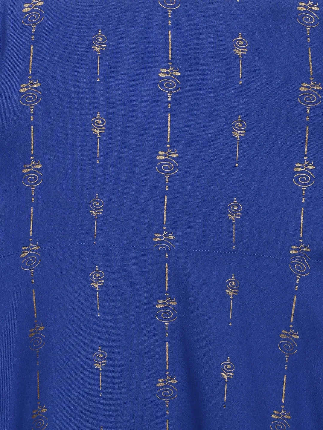 Girls Ethnic Kurta With Pom Pom Hem
