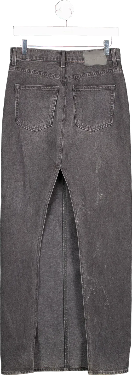GRLFRND Grey Denim Pencil Skirt UK W26