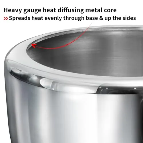 Hawkins 4.5 Litre Triply Stainless Steel Pressure Cooker, Inner Lid Cooker, Silver (HSST45)