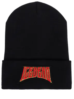 Iceberg Badge Logo Beanie (Black) - I23304270109000