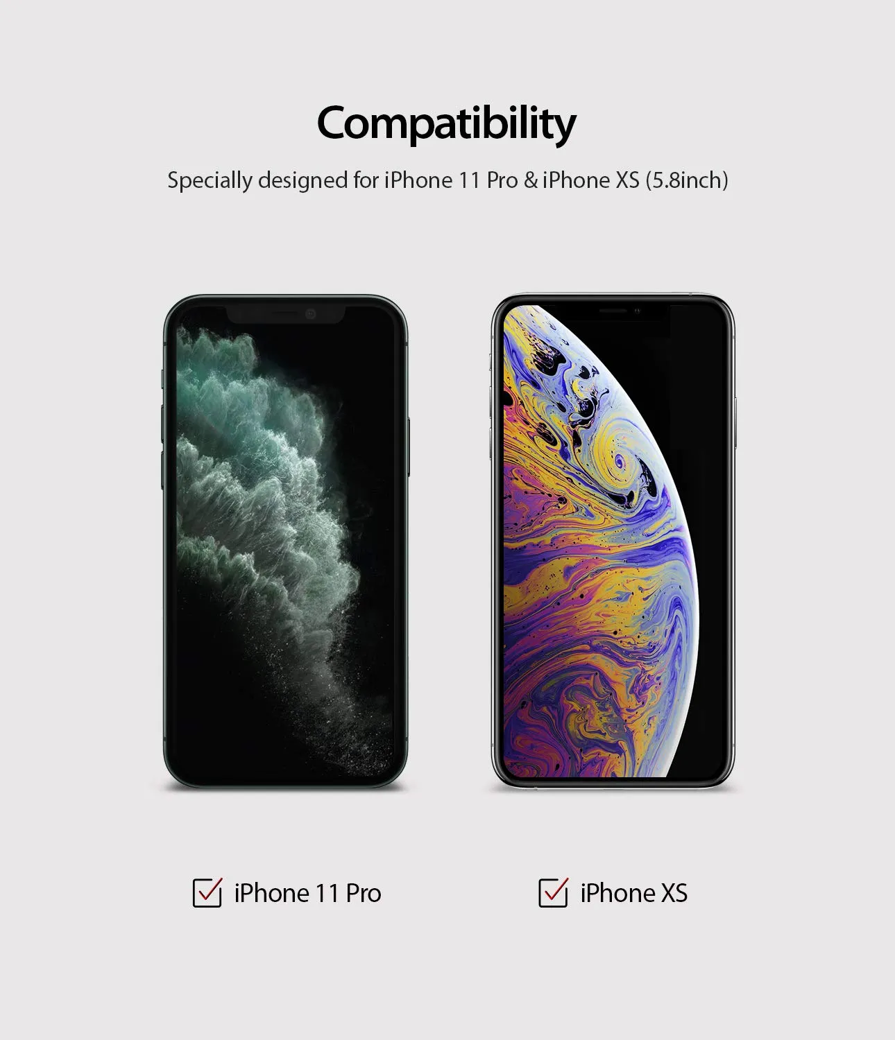 iPhone 11 Pro Screen Protector Guard | Dual Easy Full 2 Pack