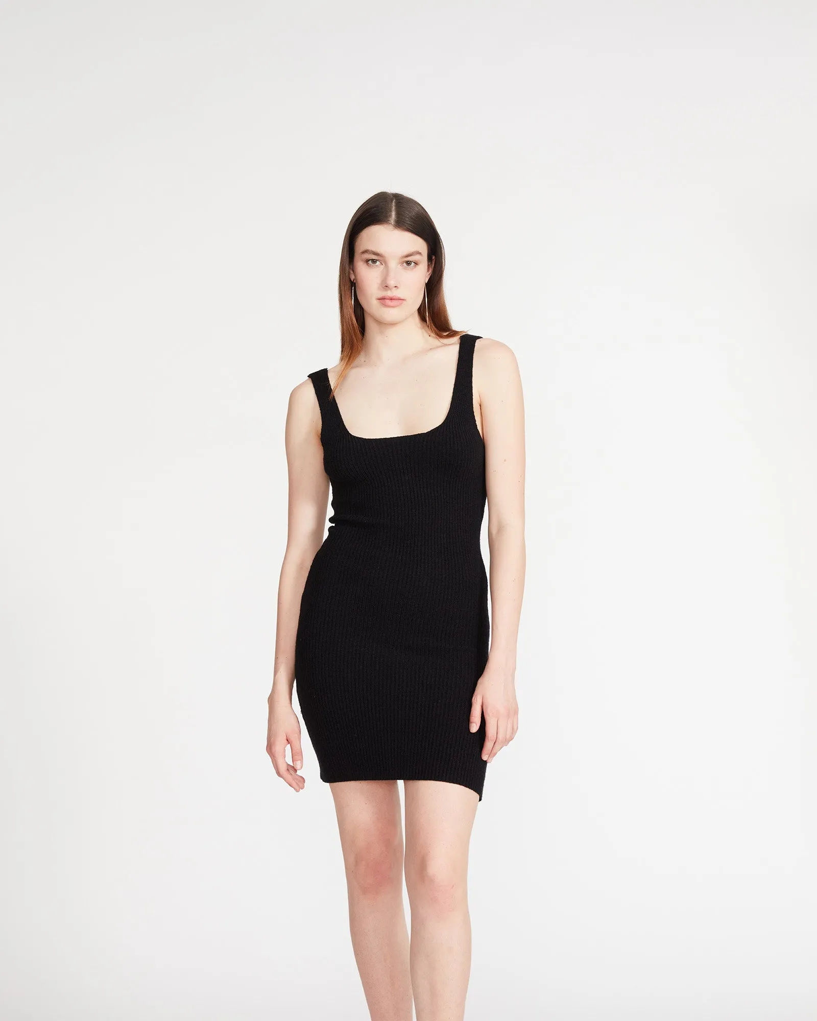 IVANA SWEATER DRESS BLACK