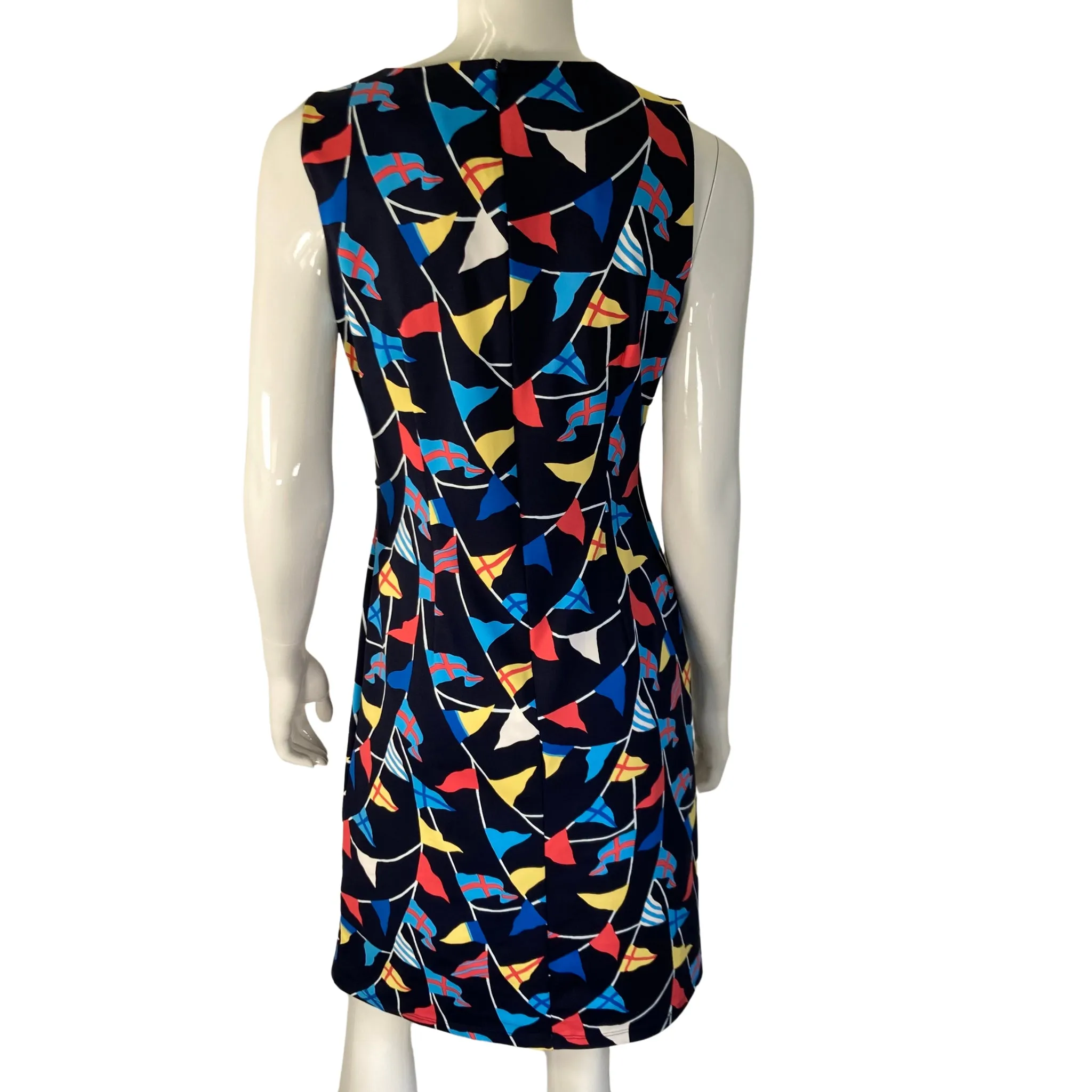 J. Mclaughlin Flag Print Stretchy Dress