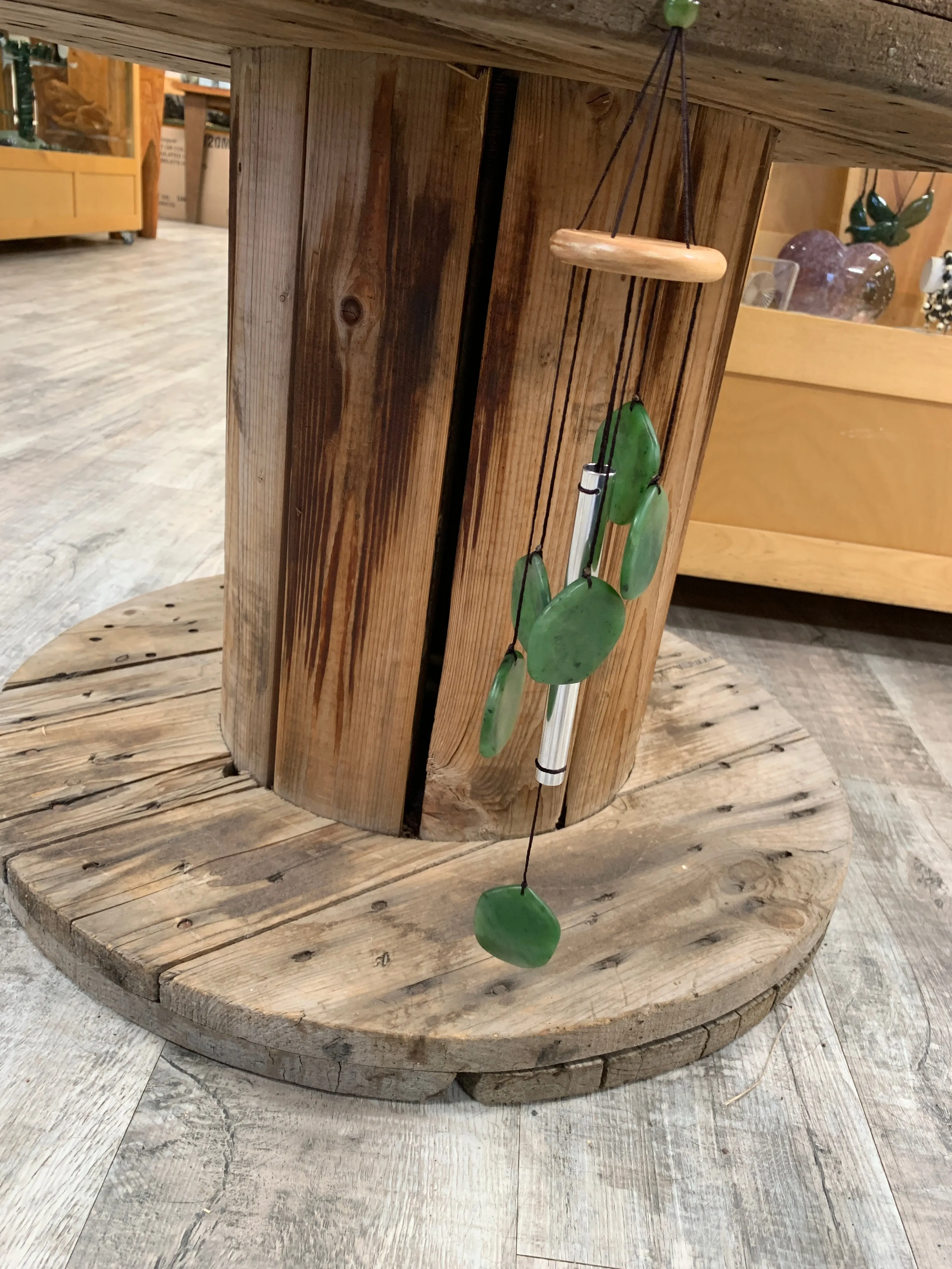 Jade wind chimes