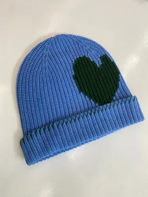 Kerri Rosenthal - Max Heart Beanie in Spirulina