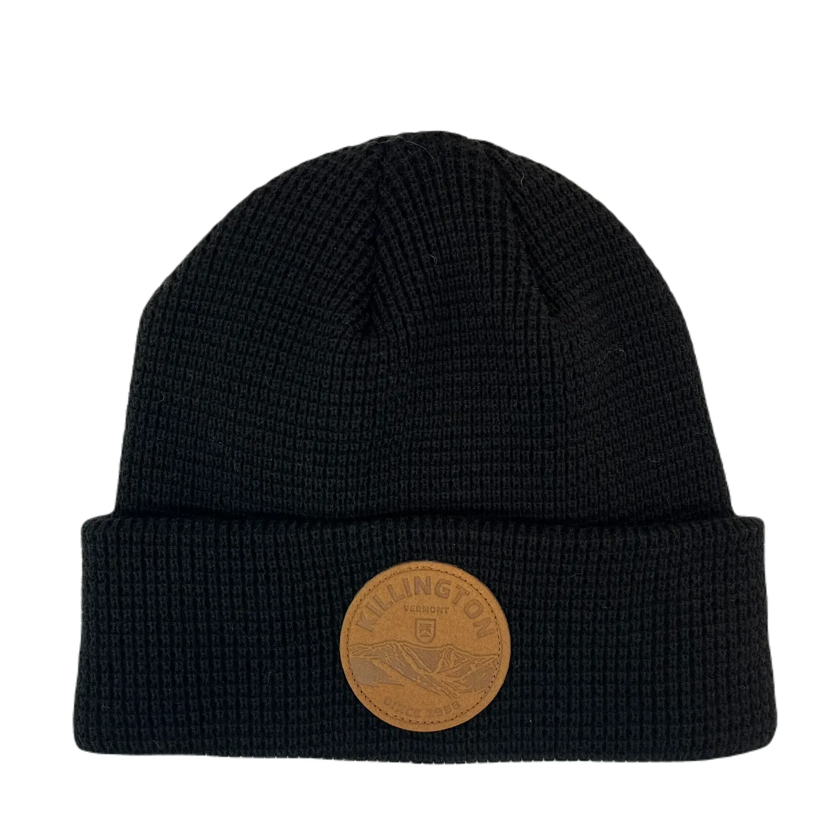 Killington Logo Leather Patch Beanie