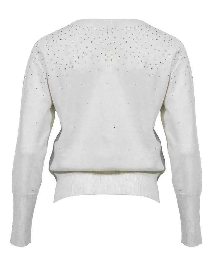 Kinross Crystal Vee Pullover
