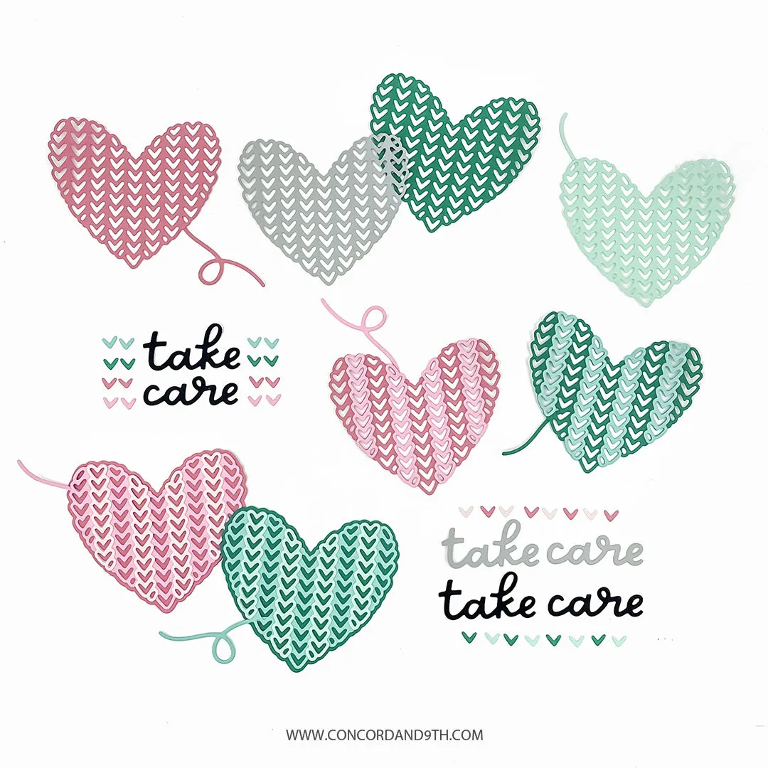 Knit With Care Dies