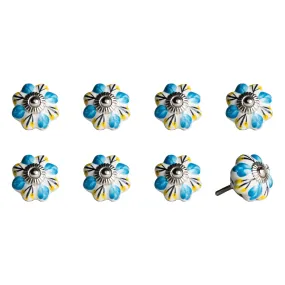 Knob-It Home Decor Classic Cabinet & Drawer Knobs-Blue/Yellow/White/Silver