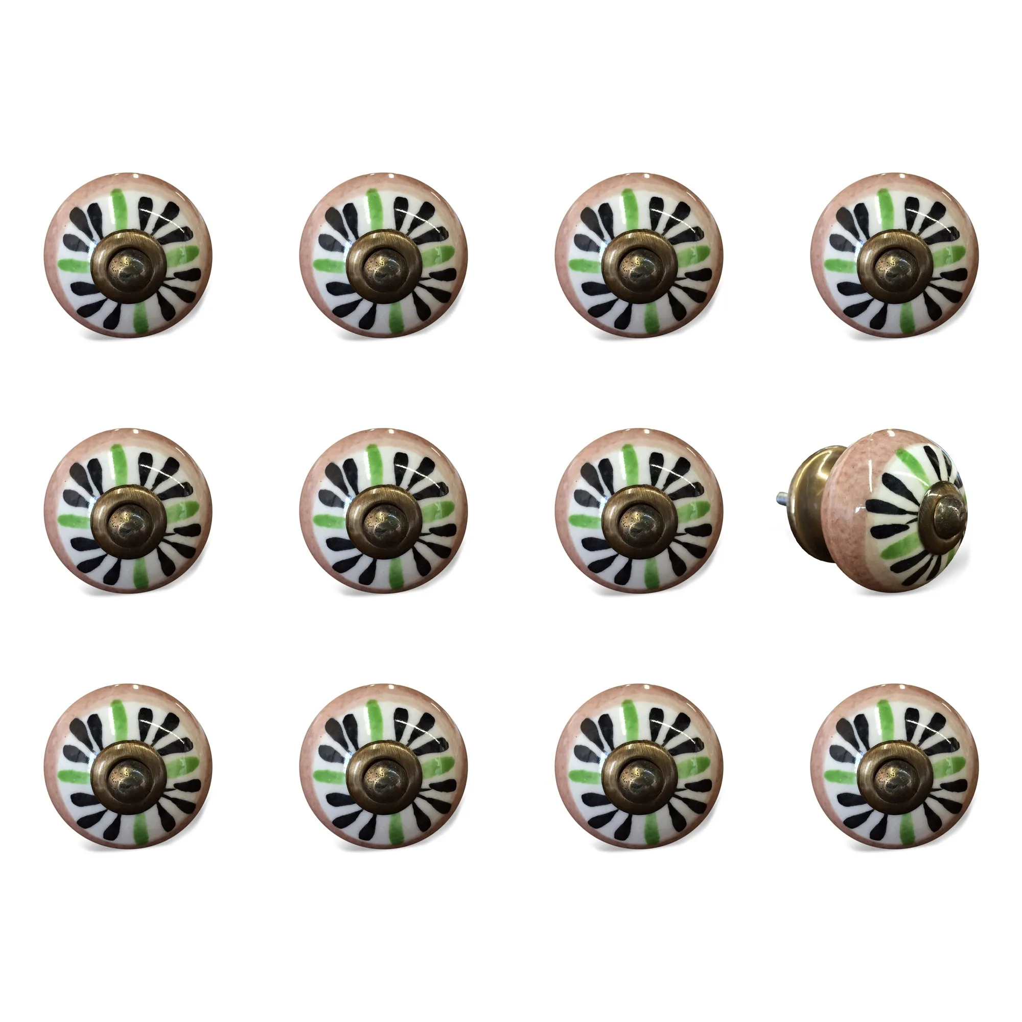 Knob-It Home Decor Classic Cabinet & Drawer Knobs-Brown/White/Green/Copper