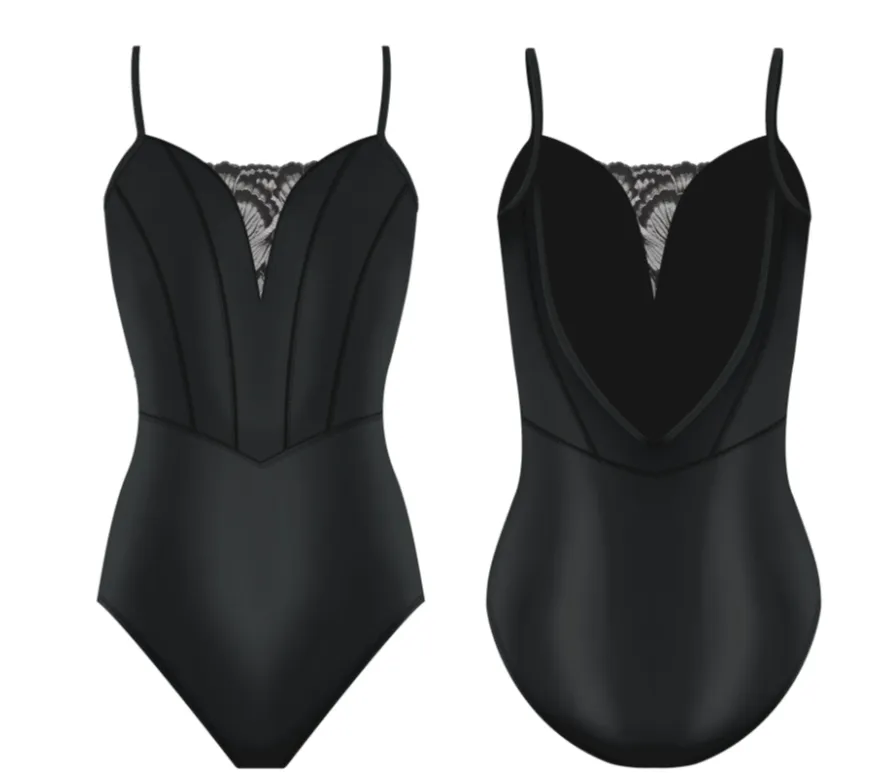 L0015L Antoinette Solid Leotard