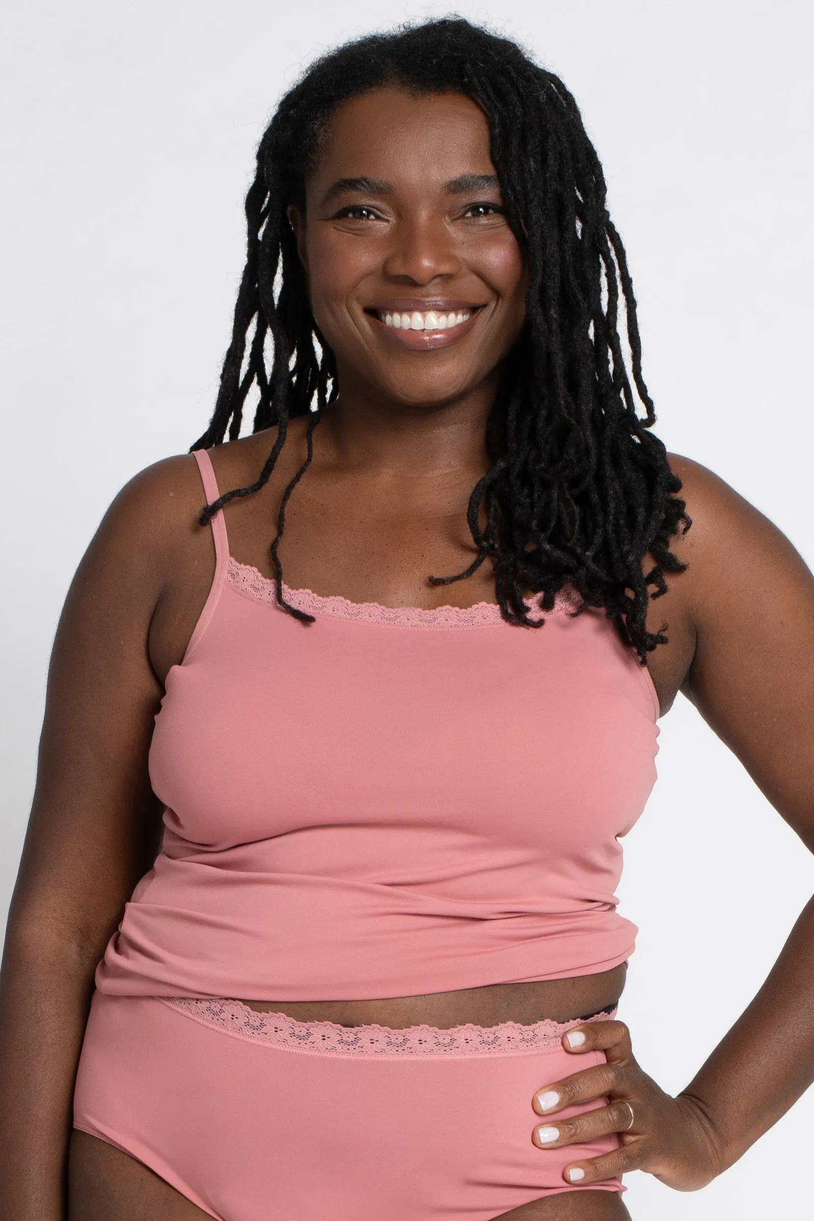 Lace Trim Anti-Flush Cami