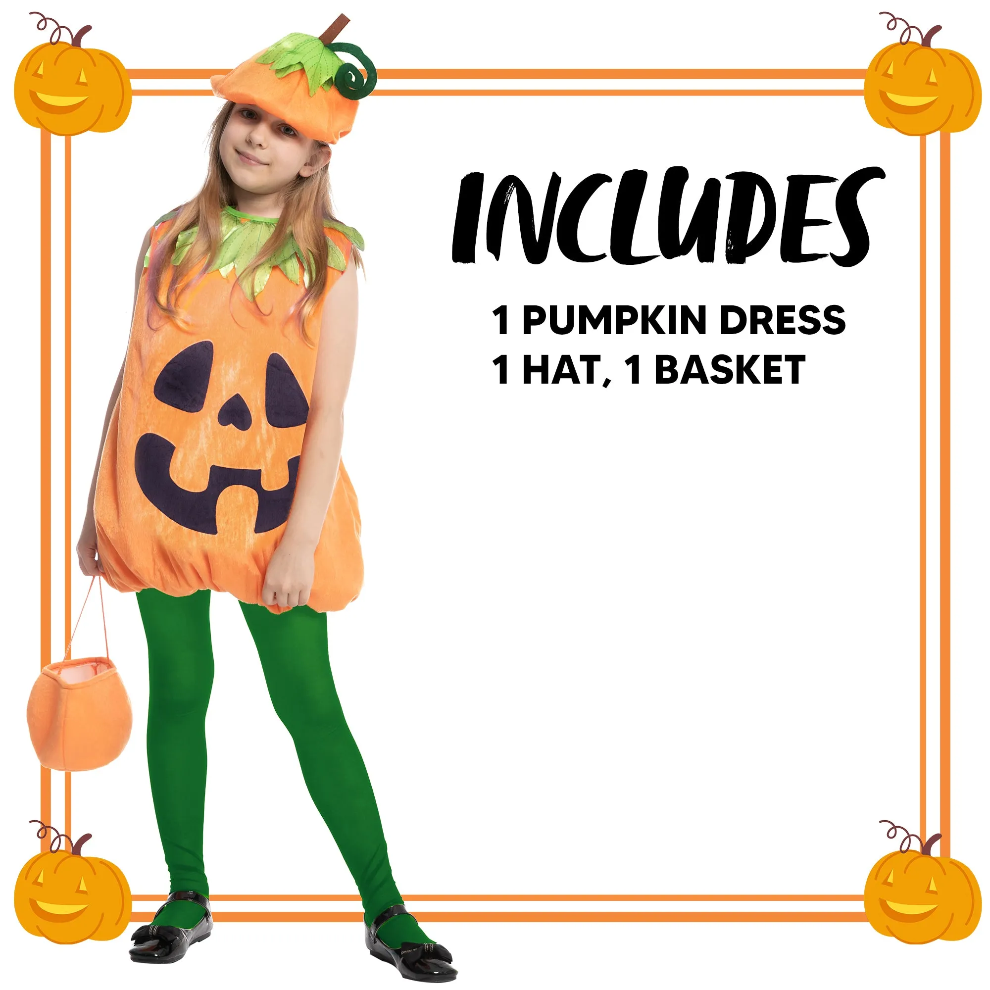 Laugh Pumpkin Costume - Child