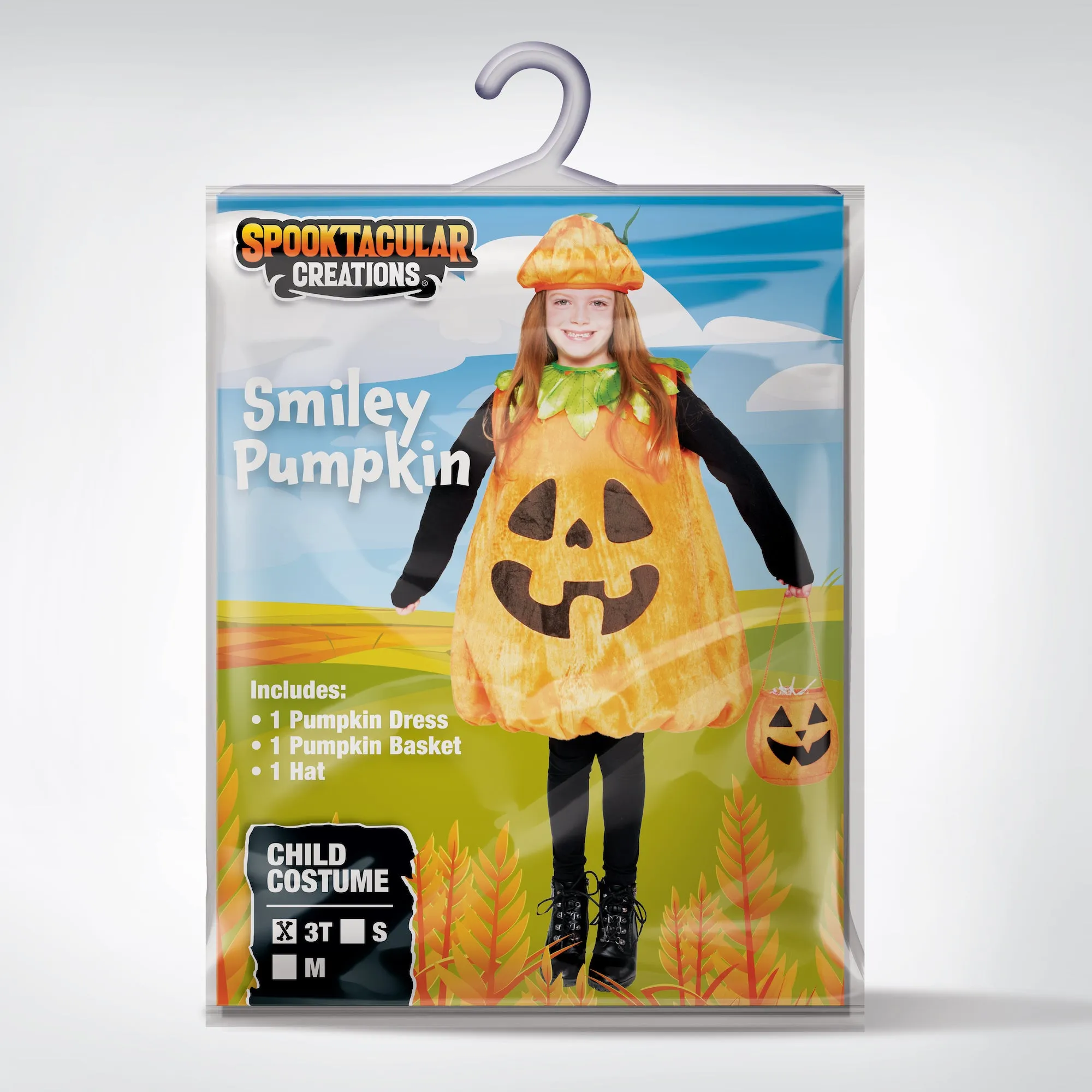 Laugh Pumpkin Costume - Child