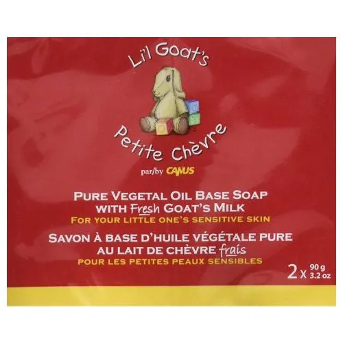 Li'l Goat's Pure Vegetal Oil Soap 2 CT By Canus Goats Milk