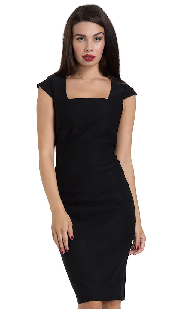 Lillian Black Pencil Dress