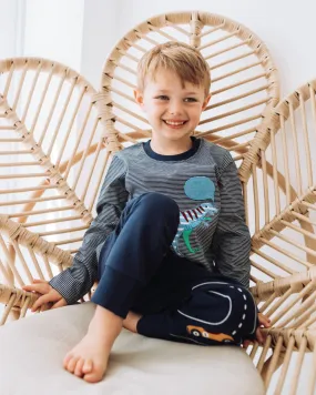Lilly and Sid Organic Collection Dino Applique Top (2-6yrs)