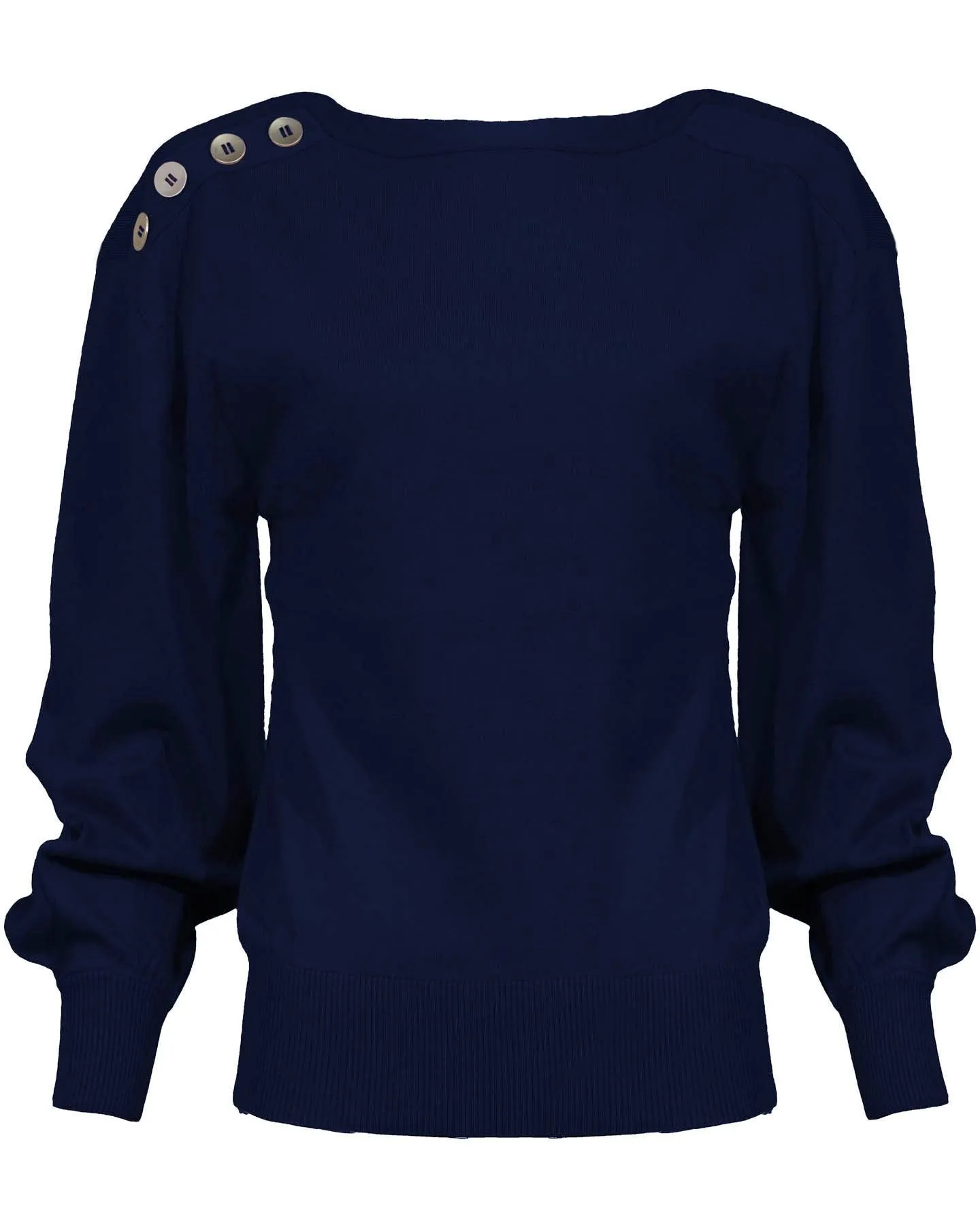 Long Puff Sleeve Pullover