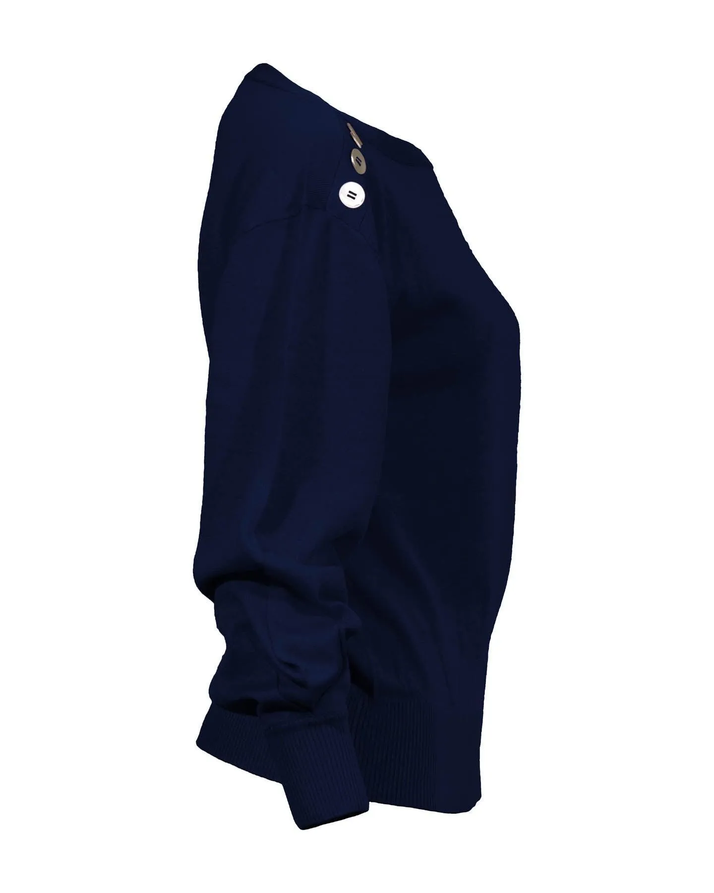 Long Puff Sleeve Pullover