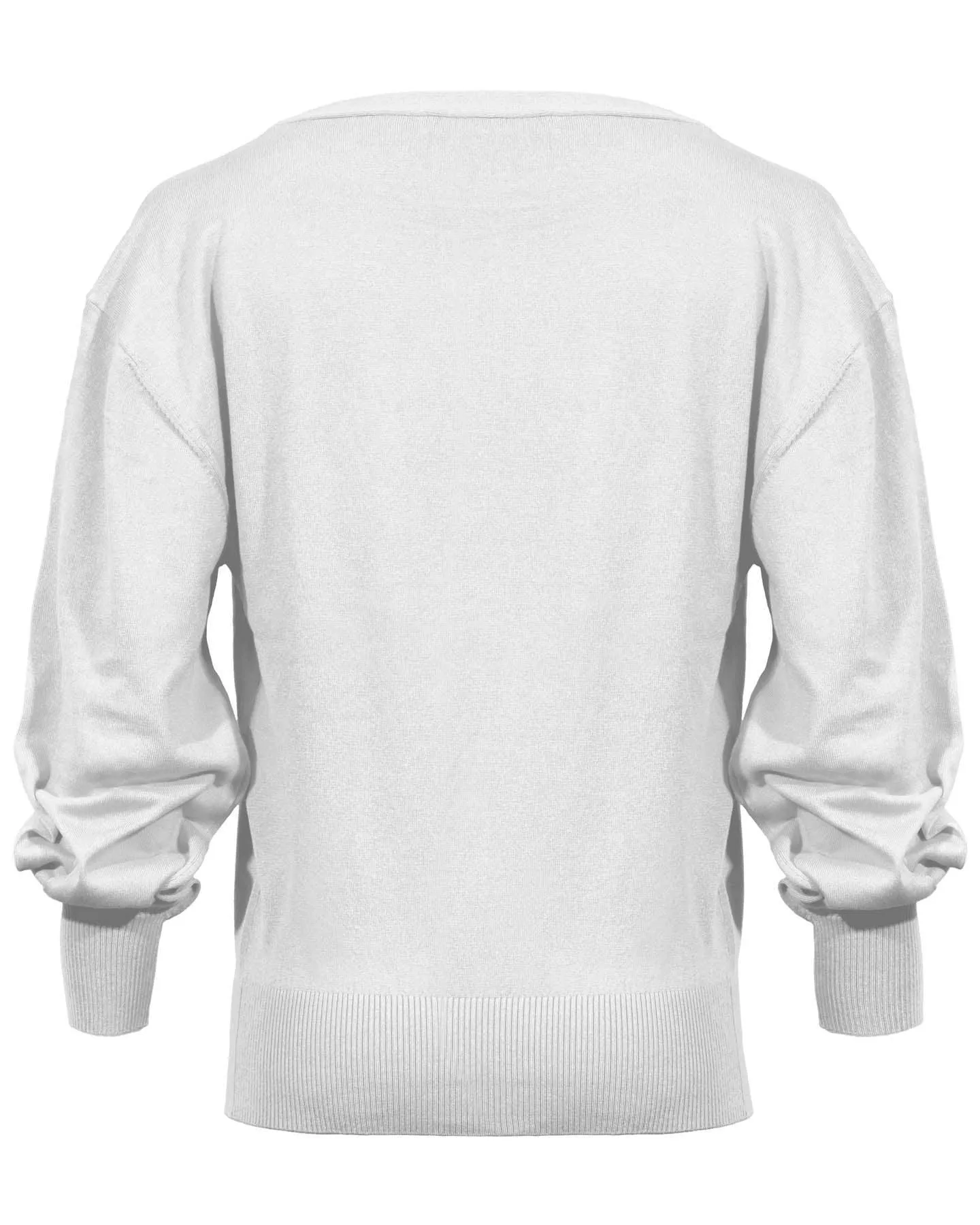 Long Puff Sleeve Pullover